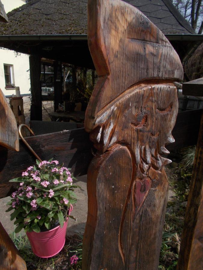 Ferienwohnung "Hinter Den Sieben Bergen" Schwarzenberg  Exteriör bild